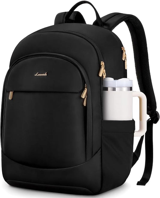 LOVEVOOK Laptop Backpack for Women, 18 Inch Business Backpack Purse, Large Capacity Casual Daypack, 17.3 Inch Work Computer Backpack, Travel Backpack for College