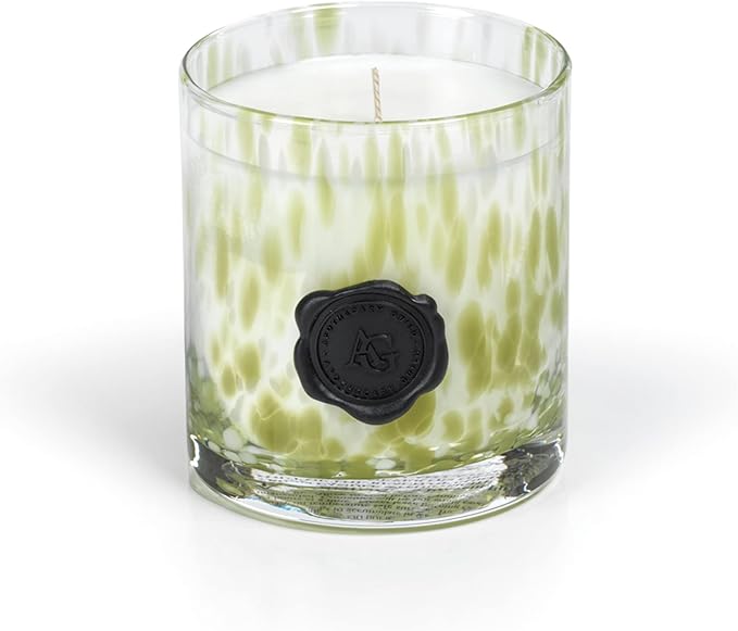 Zodax Apothecary Guild Scented Opal Glass Jar Candle in Gift Box- 11 oz - Sicilian Lemon Bergamot