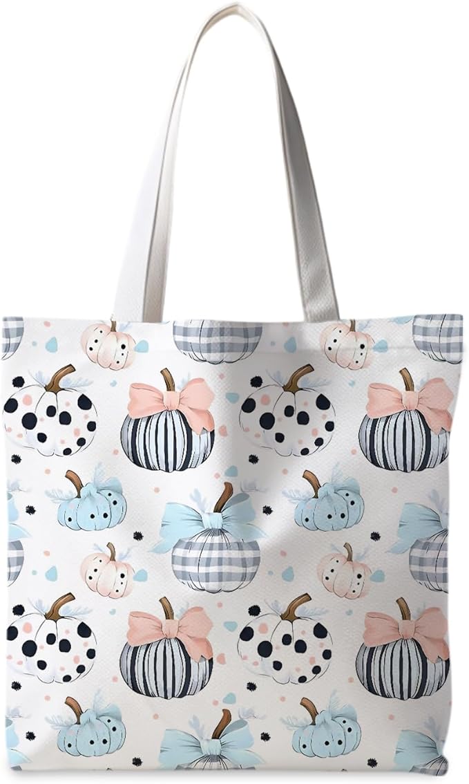 Halloween Tote Bag, Halloween Gifts for Women, Horror Tote Bag, Reusable Grocery Bags Shopping Bags