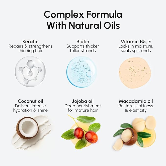 MAREE Hair Conditioner for Women and Men - Hydrating Moisturizing Color Safe Deep Conditioner For Curly Hair - Dry Damaged Color Treated Fine - Hair Care Mask Mens Acondicionador Para Cabello Rizado