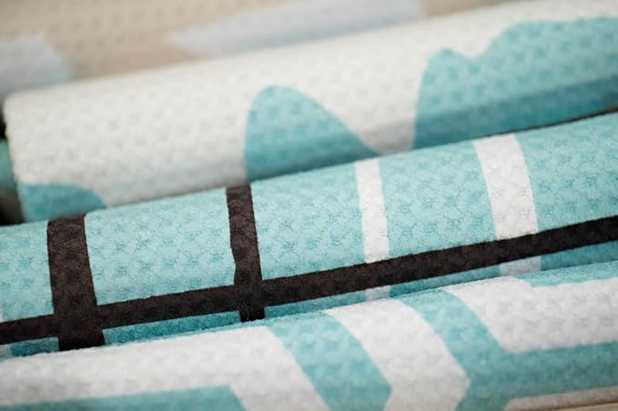 || 3 Pack|| Not Your Ordinary Kitchen Towel || Dish Towels || Waffle Weave Microfiber || Tea Towels || Highly Absorbent || Hanging Loop || Dish Cloths (Aqua)