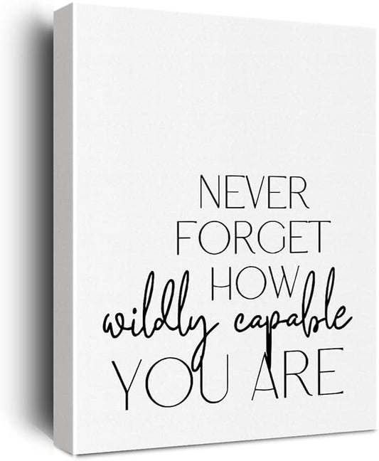 Inspirational Office Decor Canvas Wall Art Framed Positive Quotes Paintings Canvas Prints Encouraging Poster for Home Living Room Counselor Office Work Team Wall Decor Artwork Decorative