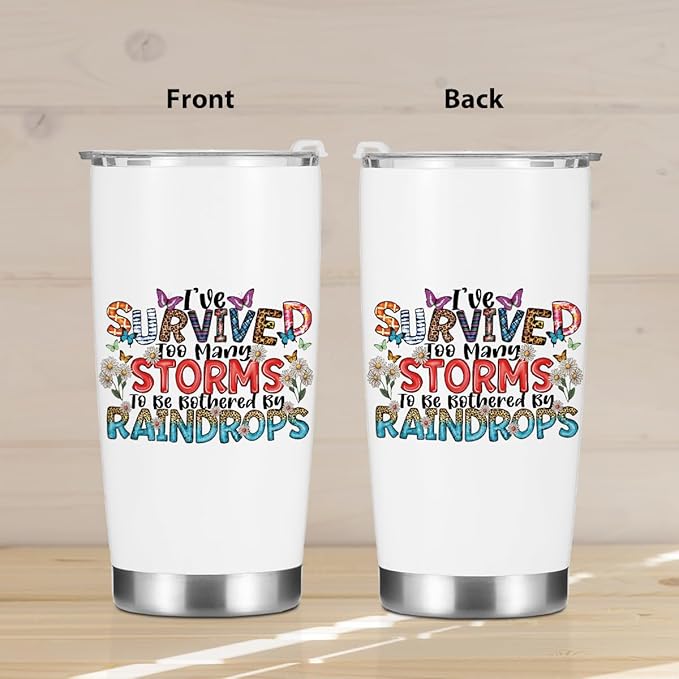 Inspirational Quotes Tumbler, Motivational Butterfly Gifts for Women Girls Boss Day Birthday Christmas, Affirmation Coffee Mug Stainless Steel Vacuum Insulated Double Wall Travel Cup with Lid，20oz