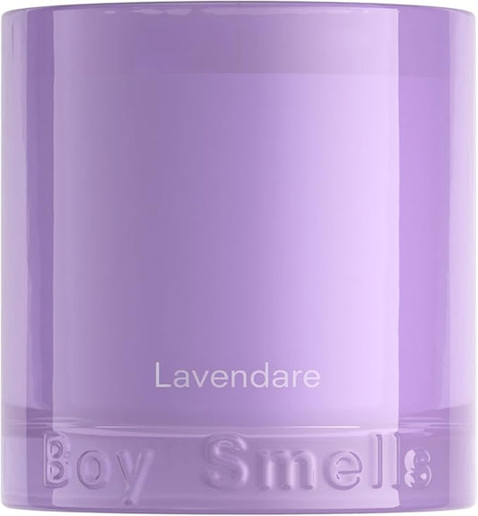 Boy Smells Lavender Candle - 8.5 oz - Luxury Candle with Lemon, Lavander, and Vetiver - Up to 50-Hour Burn - Cotton Wick
