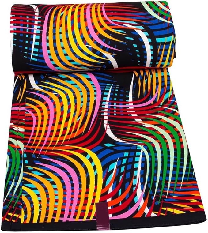 Africa Ankara Prints Wax 6 Yard Fabric African Fabric for Party Dress Craft DIY Sewing Textile Polyester Nigeria Tissu