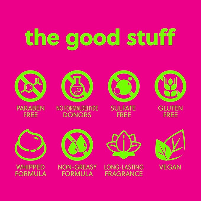 Tree Hut Cherry Rave Whipped Shea Body Butter, Long-lasting Hydration Leaves Skin Feeling Soft & Moisturized, Lightweight, Nourishing Essential Body Care, 8.4 fl oz.