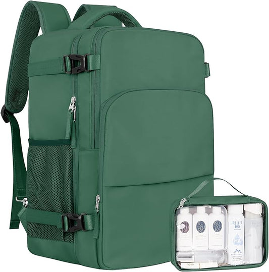 Travel laptop Backpack for Women, Personal Item Size Flight Approved, 16 Inch Laptop Bag with Multi-Pockets, Hiking Backpack, Waterproof Carry On Backpack Casual Daypack Backpack