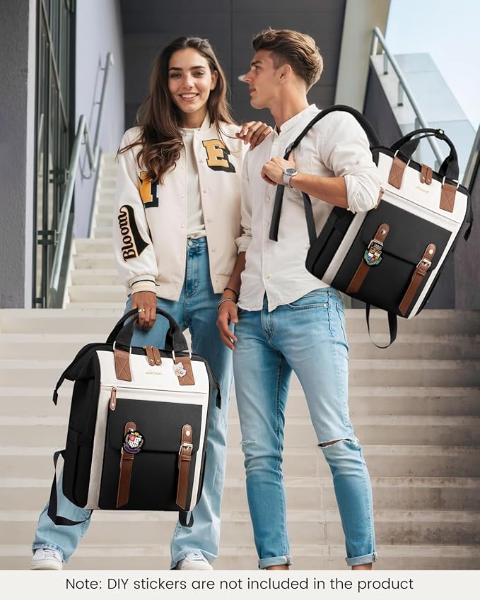 LOVEVOOK Extra Large Travel Laptop Backpack for Women, 18 Inch Work Backpack Purse, Teacher Business Computer Bag Weekender Backpack with Luggage Strap, Doctor Nurse Bags College Bookbag