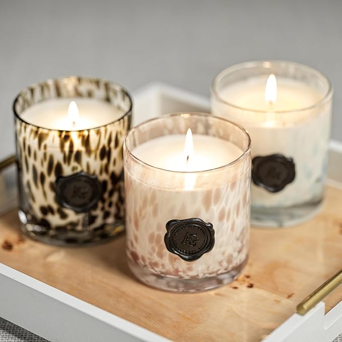 Zodax Apothecary Guild Opal Glass Jar Scented Candle for Home Decor - Single-Wick Candle Ideal for The Home - Gift Box Package Included - Rio de Janeiro - 11 Oz.