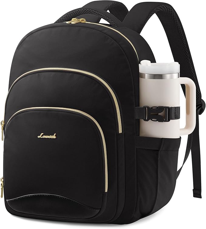 LOVEVOOK Laptop Backpack for Women, 15.6-Inch Work Backpack, Back to School Bookbag for College Student Teen Girls, Casual Personal Item Travel Bag Business Computer Daypack for Teacher Nurse, Gift