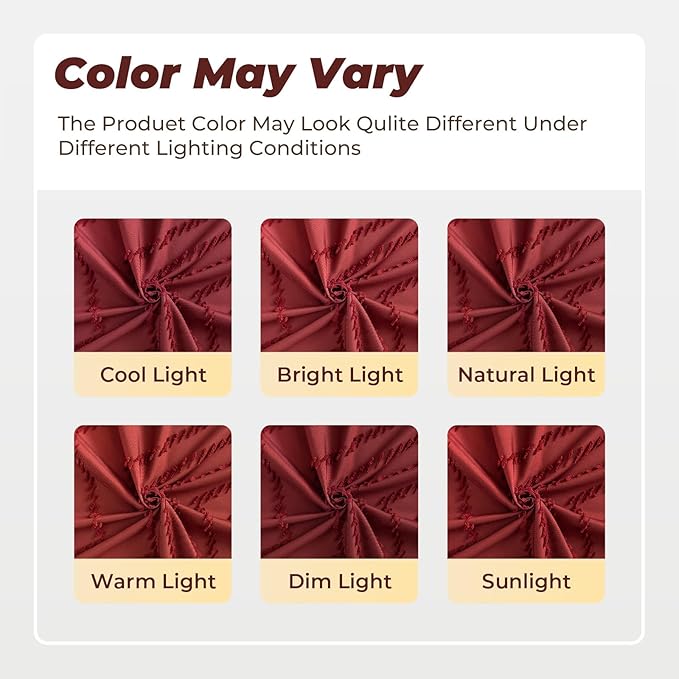 Burgundy Shower Curtain Boho Farmhouse Shower Curtain 72 x 72 Tufted Chevron Textured Minimalist Shower Curtains for Bathroom