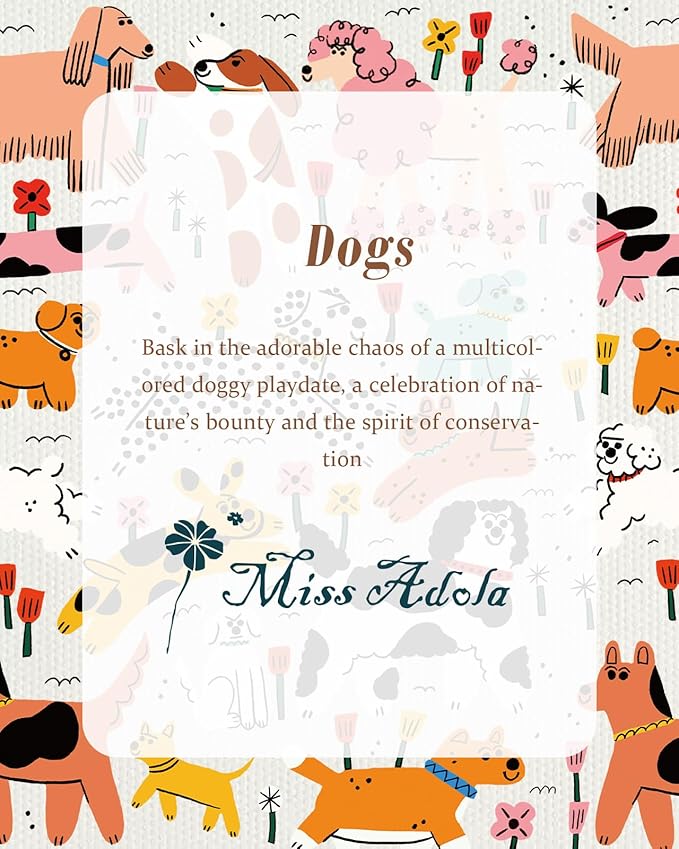 Aesthetic Tote Bag for Girls - with Magnetic Buckle and Zipper Inner Pocket for Women Lady Canvas Cotton Tote Bag