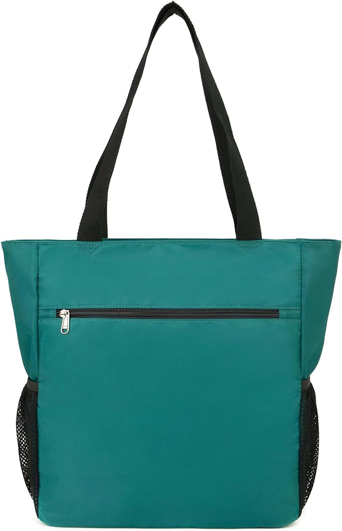 ETidy Large Capacity Foldable Tote Bag With Zipper Water-resistant SandproofWomen Beach Bag Handbag GymBag Travel ShoppingBag