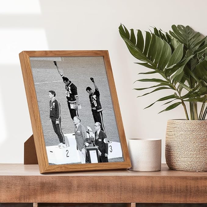 African American Wall Art FRAMED - Black Wall Art - African American Decor - Civil Rights Poster History 8x10 - Heroes Culture History Black Pride Artwork - Picture Print