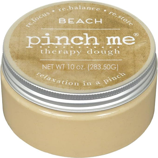 Pinch Me Therapy Dough - Holistic Aromatherapy Stress Relieving Putty - 10 Ounce (Beach)