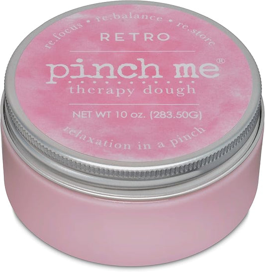 Pinch Me Therapy Dough - Holistic Aromatherapy Stress Relieving Putty - 10 Ounce (Retro)