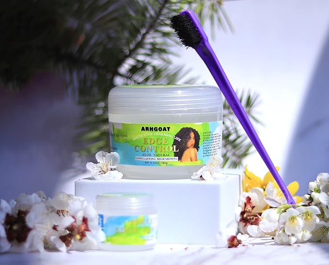 Edge Control Perfect Performance Long Lasting No White Residue Extreme Strong Hold High Shining with Aloe Natural Formula Hair Gel for Women, 6.53 Ounces (PACK OF 1)