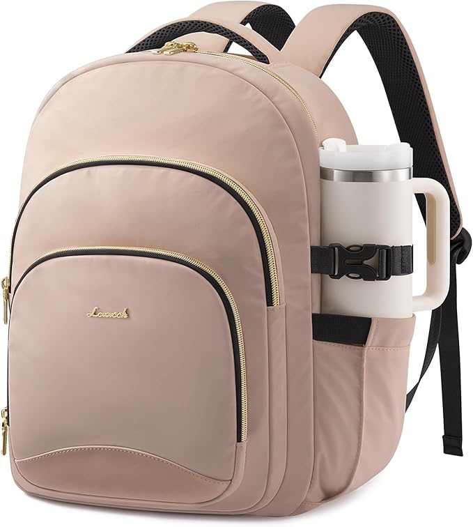 LOVEVOOK Laptop Backpack for Women, 15.6-Inch Work Backpack, Back to School Bookbag for College Student Teen Girls, Casual Personal Item Travel Bag Business Computer Daypack for Teacher Nurse, Gift