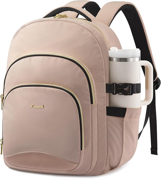 LOVEVOOK Laptop Backpack for Women, 15.6-Inch Work Backpack, Back to School Bookbag for College Student Teen Girls, Casual Personal Item Travel Bag Business Computer Daypack for Teacher Nurse, Gift