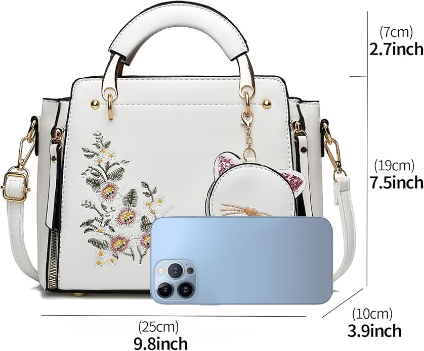 Xiaoyu Fashion Purses and Handbags for Women Ladies Crossbody Bags Top Handle Satchel Shoulder Bags Small Totes