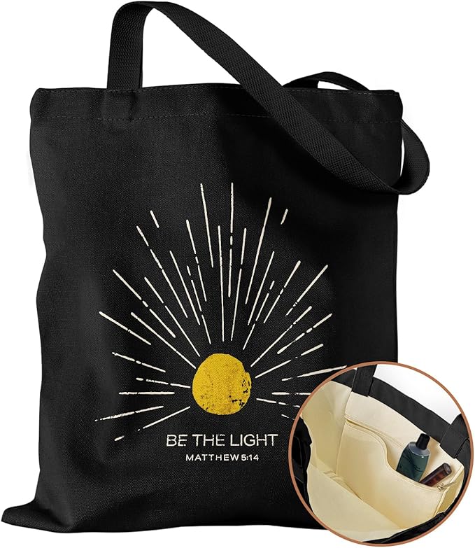 Aesthetic Canvas Tote Bag with Inner Pocket for Women, Cloth Cotton Totes Bag with Pattern for Shopping, Gym