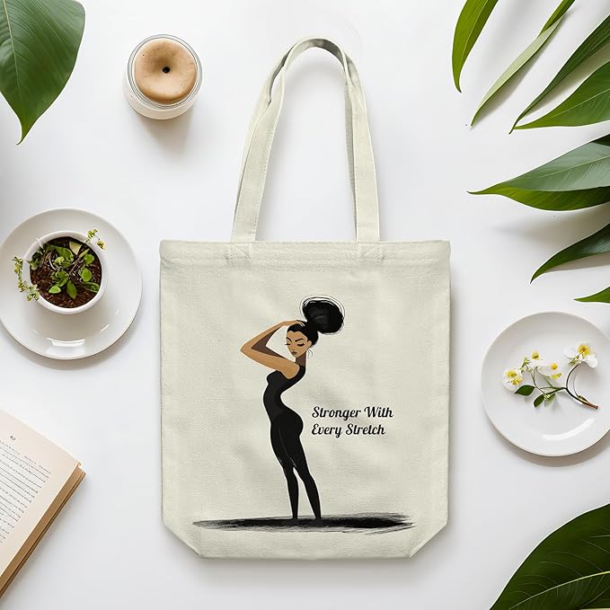 Tote Bag for Women, Reusable Zippered Canvas Bag with Handles Pocket Thick Canvas, for Grocery Shopping Beach Gift