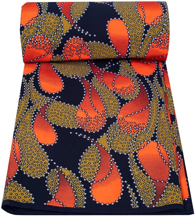 Africa Ankara Prints Wax 6 Yard Fabric African Fabric for Party Dress Craft DIY Sewing Textile Polyester Nigeria Tissu