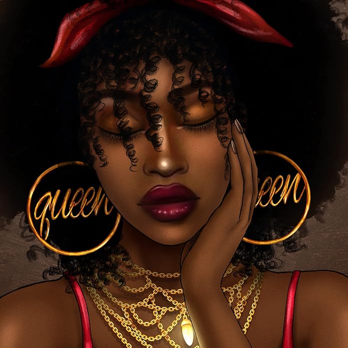 IAGM Women Tote Bags African American Woman Shoulder Bag Afro Black Girl Magic Satchel Handbags For Shopping,Work,Grocery,Gym