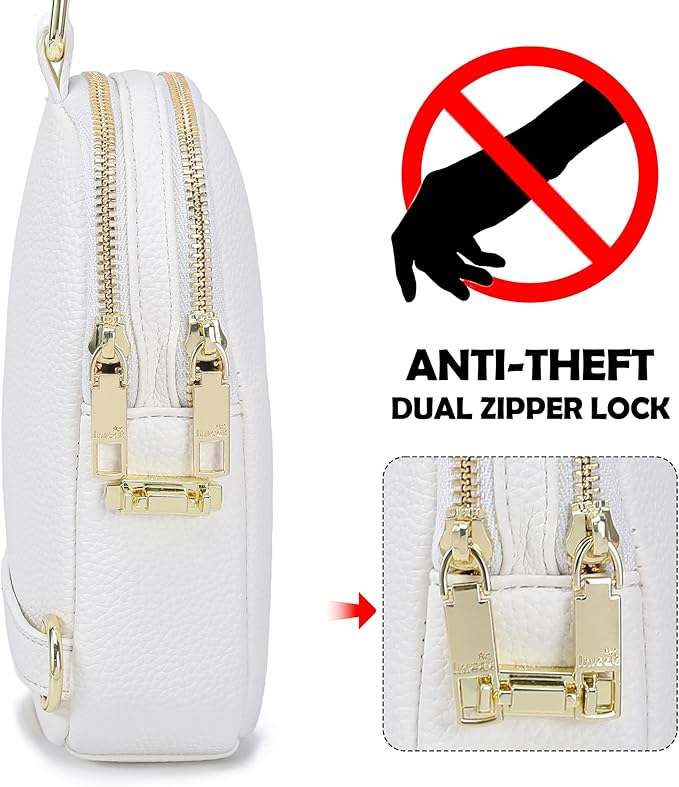 INICAT Travel Small Sling Bag Leather Crossbody Bags for Women Fanny Packs Cross Body Bag for Woman Cross Body Purses