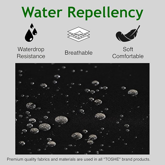 TOSHE Kitchen Apron Waterdrop Resistant Cotton Apron with adjustable Aprons for Women with Pockets 10 Color option Cooking Red Apron (Red)