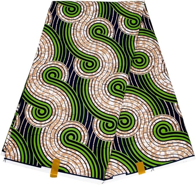 African Fabric 6 Yard Printed Wax Cloth African Ankara Fabric for Party Dress