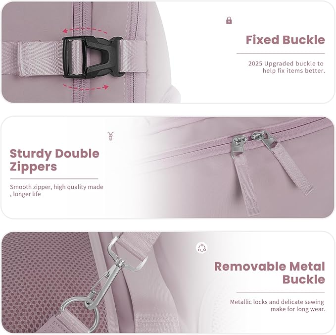 Travel laptop Backpack for Women, Personal Item Size Flight Approved, 16 Inch Laptop Bag with Multi-Pockets, College Computer Bag, Waterproof Carry On Backpack Casual Daypack Backpack