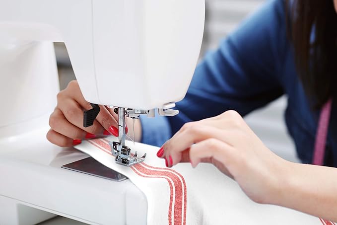 Aunti Em's Kitchen Dish Towels Set (13 Pack) Natural Cotton Fabric for Embroidery - Zero-Lint Cloth for Drying Glasses, Plates, Hand - 25.5 x 15.5 Inch (13-Pack Red Stripes)