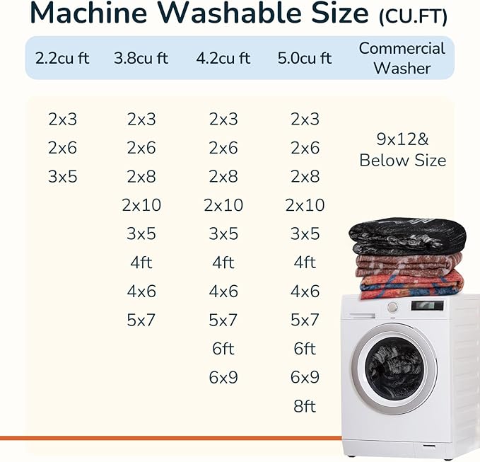 Area Rug 5x7 Rug Machine Washable Rug Non-Slip Low Pile Print Pattern Western Rug for Living Room Bedroom Entryway Tribal Series -Sage