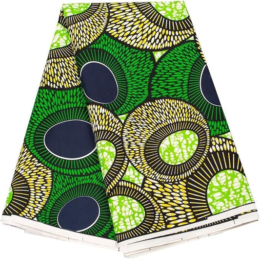 African Fabric 6 Yard Printed Wax Cloth African Ankara Fabric for Party Dress A70