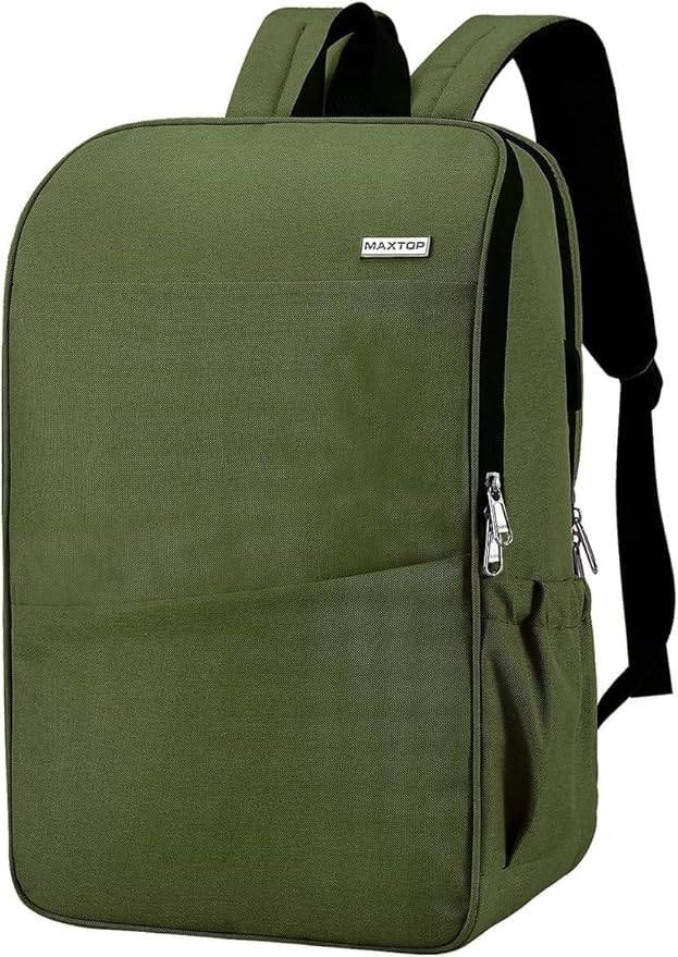 MAXTOP Deep Storage Laptop Backpack with USB Charging Port[Water Resistant] College School Computer Bookbag Fits 17 Inch Laptop