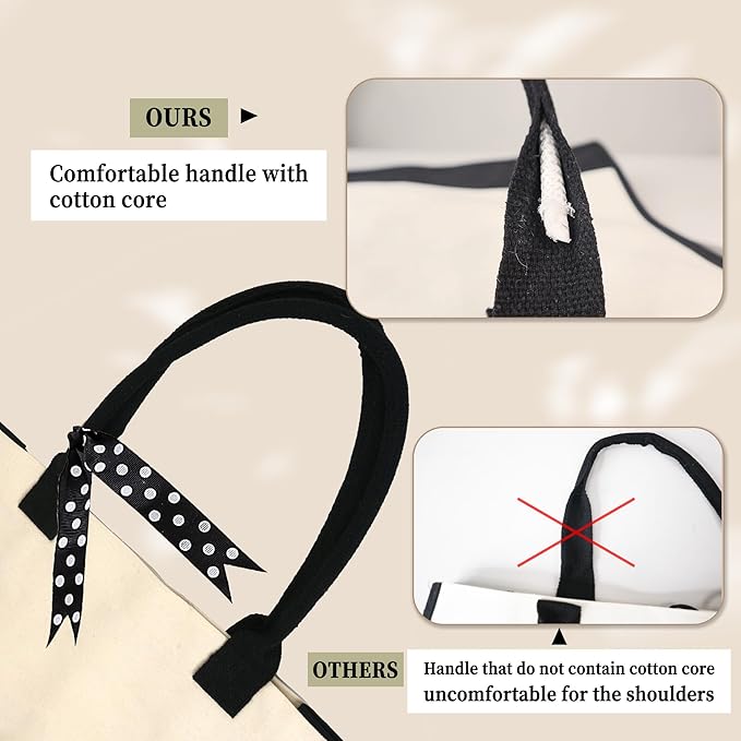 BeeGreen Embroidery Monogram Initial Tote Bag for Women Teacher Mom Friend Personalized Gift for Birthday Beach Work Wedding