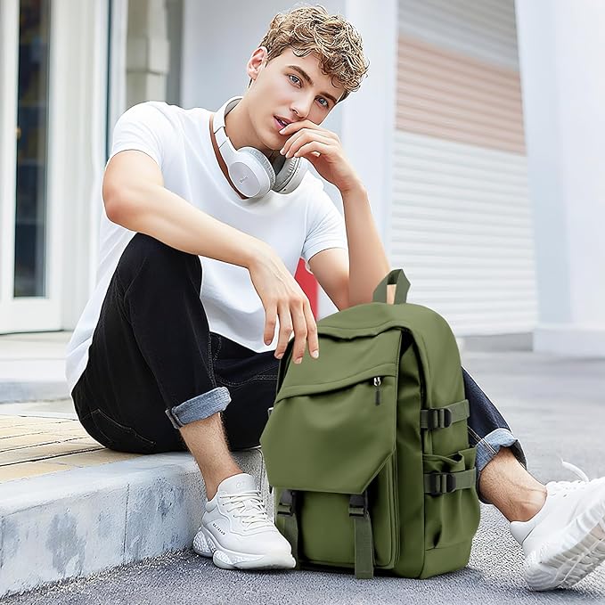 Lightweight School Bag College Laptop Backpack for Men Women Travel bag High School Middle Bookbag for Boy Girls