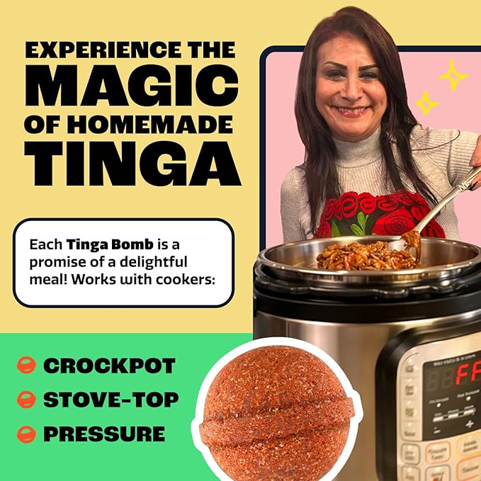 EZ Bombs Tinga Bomb Seasoning, Pack of 2 - Authentic Mexican Seasoning for Smoky Chipotle Tinga Sauce, Tacos, Tostadas, Tortas and More - Bold, Spicy & Tangy Flavor Quick and Flavorful Meals