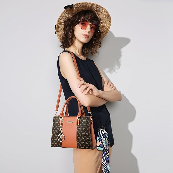 KURGOOL Women Purses and Handbags Top Handle Satchel Shoulder Bags Messenger Tote Bag for Ladie