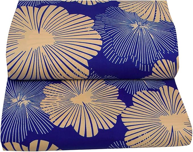 African Fabric Kente Cloth by The Yard 6 Yards/Pieces Polyester African American Ankara Print Wax Fabric A31