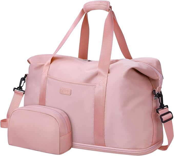 Expandable Travel Duffle Bags Weekender Overnight Bags for Women Men Hospital Bag for Women Labor Delivery with Toiletry Bag Waterproof