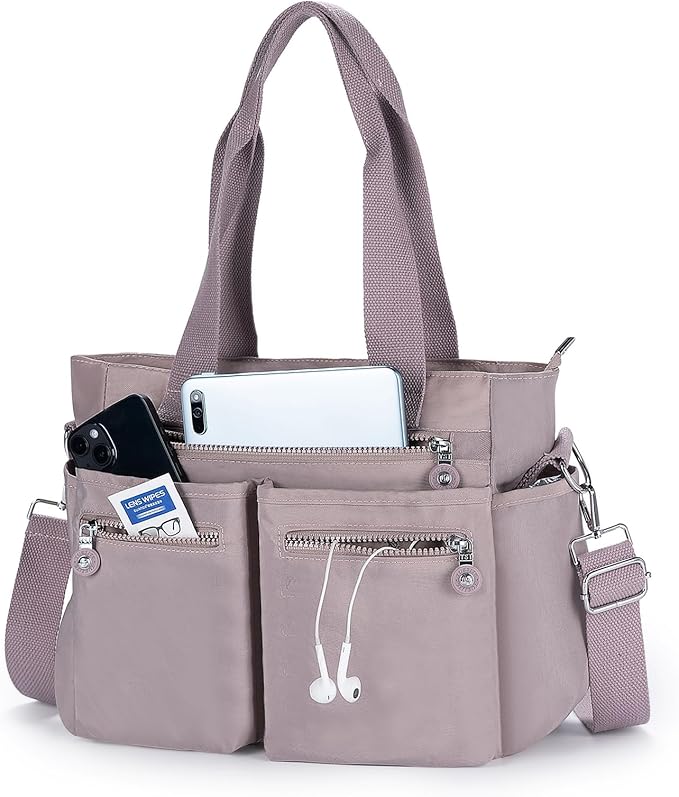 Tote Bag for Women Canvas Handbags for Woman Crossbody Bags with Multiple Pockets