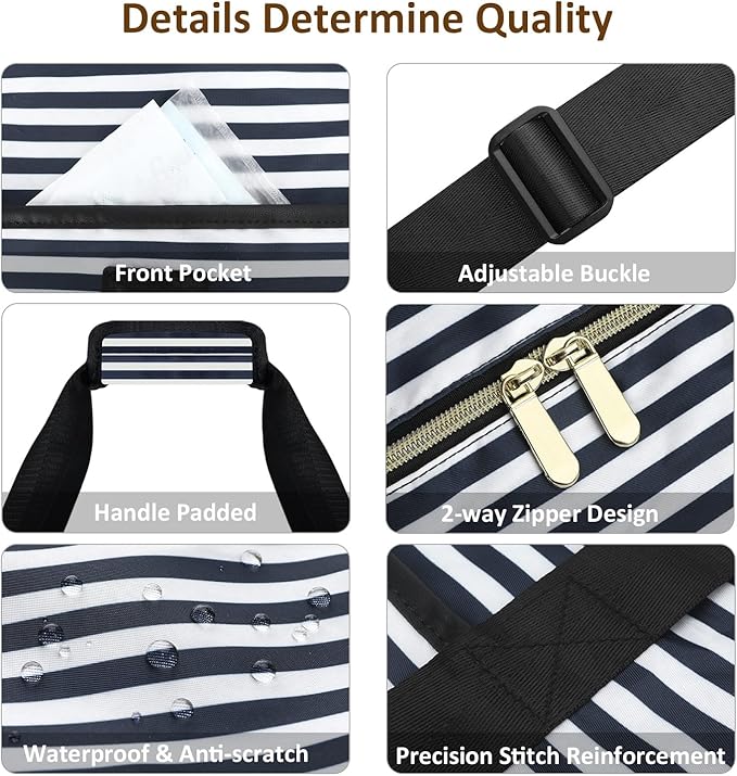 Expandable Travel Duffle Bags Weekender Overnight Bags for Women Men Hospital Bag for Women Labor Delivery with Toiletry Bag Waterproof