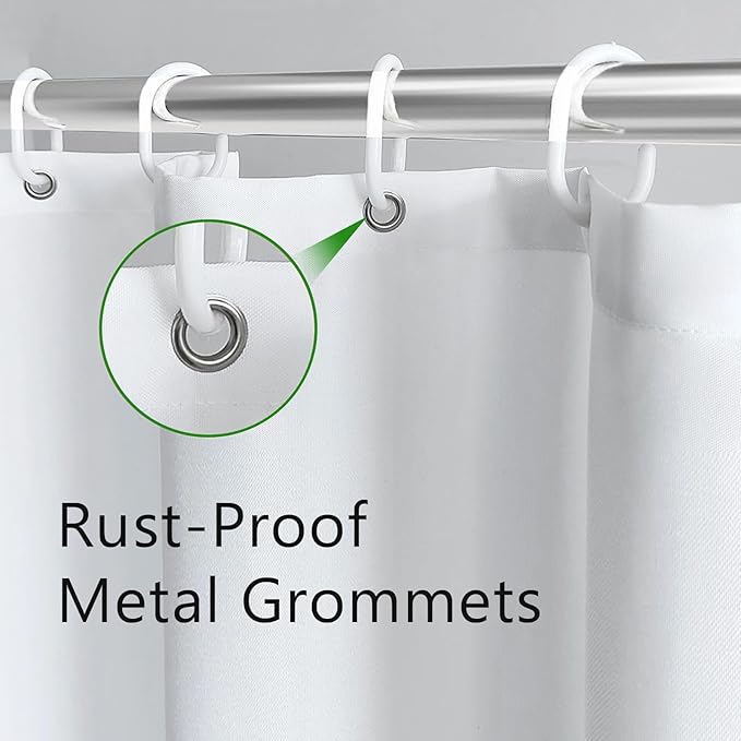 Green Boho Shower Curtain 72Wx96H Extra Long Mid Century Modern Abstract Green Gold Minimalist Leaves Sun Arch Bathroom Decor Geometric Plant Bath Curtain Fabric Polyester 12 Pack Hooks