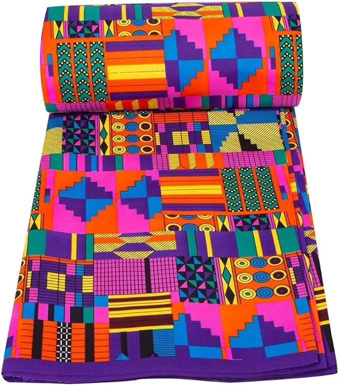 African Fabric 6 Yard Ankara Fabric Tribal Print Fabric Dashiki Long Skirts