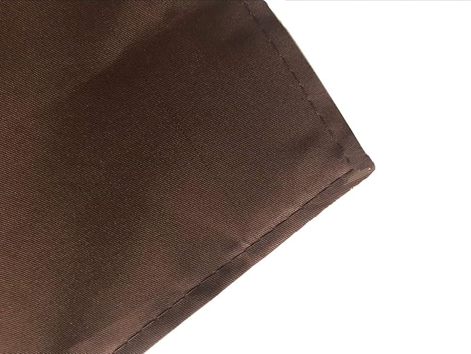 Total 6PCS Brown Bib Apron Adult with 2 Pockets for Women Men Chef Cooking Kitchen (6, Brown)