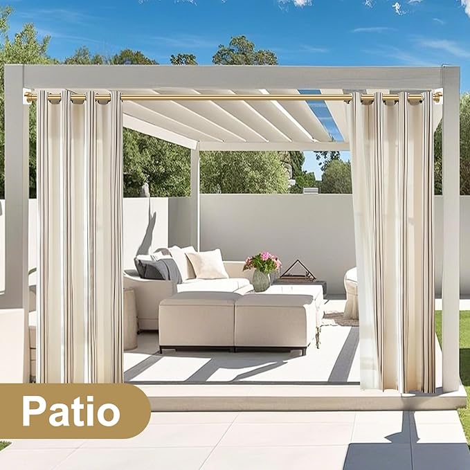 YNL Shower Curtain Rod 34-120 Inches, Adjustable Gold Shower Rod No Drilling, Non-Slip, Never Rust, Stainless Steel, Suitable for Bathroom Living Room, Gold