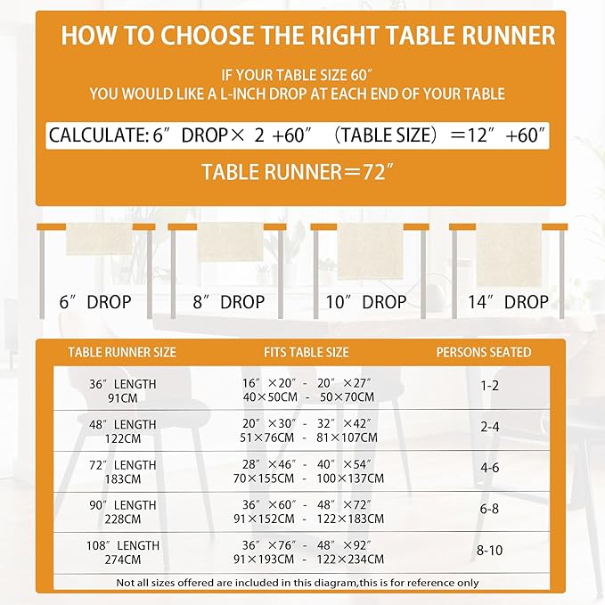 XCHI Fall Color Wild Flowers Pumpkin Table Runner Table Decoration for Kitchen Dining Dinner Autumn Home Decor 13x108 Inch