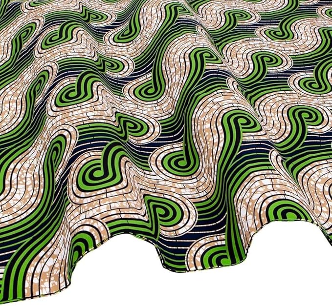 African Fabric 6 Yard Printed Wax Cloth African Ankara Fabric for Party Dress